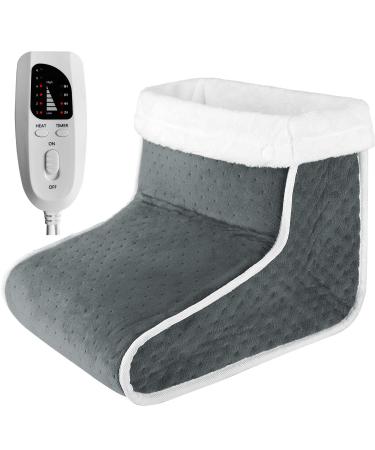 Lanmou electrical foot warmer foot warmer electrical footpack foot warmer with soft inner lining removable upholstery foot heating electrical foot heating with 6 temperature levels overheating protection