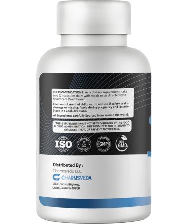 CHARMSVEDA Glucosamine Capsules with Chondroitin & MSM Support Joint & Muscle Health Overall Wellness & Immune Support* 60 Vegan Capsules - Buy Online on GoSupps.com