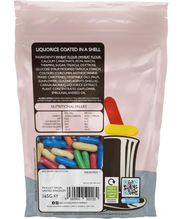 Black Liquorice Company - Soft Eating Liquorice Liquorice Comfits 3 x 165g - Buy Online on GoSupps.com