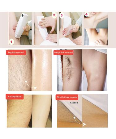Wax Roll On Professional Roll on Depilatory Wax Hair Removal Wax Cartridge for Men-Women 4 Pack Wax Depilatory Wax Roller 100g (Rose) - Buy Online on GoSupps.com