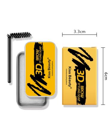 Eyebrow Shaping Wax with Brush - Waterproof 3D Brushed Up Brows | Wild Brows Makeup for Lasting Definition - Buy Online on GoSupps.com