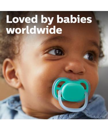 Philips AVENT Ultra Air Nighttime Pacifier Blue 6-18 Months 4-Pack SCF376/43 - Buy Online on GoSupps.com