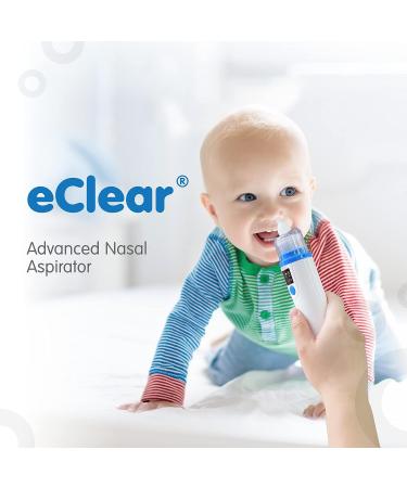 Elepho eClear Advanced Baby Nasal Aspirator | Overflow Protection | USB Rechargeable - Buy Online on GoSupps.com