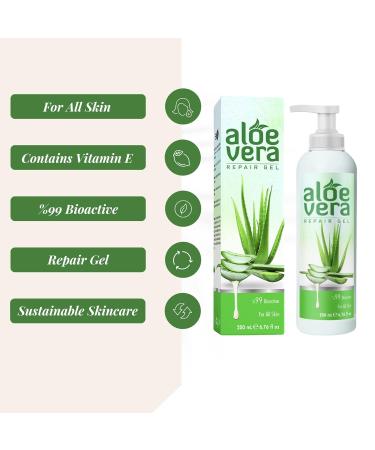 S NA Aloe Vera Gel - Natural Moisturizing Repair Gel for Face Skin & Hair | Shop Internationally - Buy Online on GoSupps.com