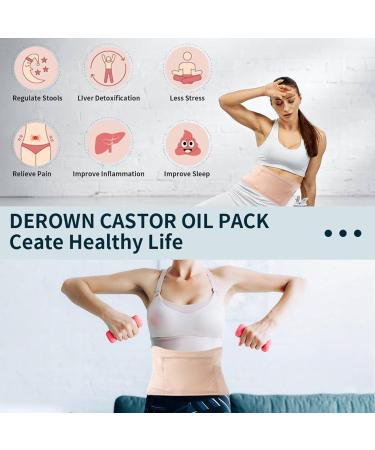 Castor Oil Patch - Reusable Washable Leakproof Waist Patch - Body Care Multifunctional Neck Patch for Neck Women Men Homes Bedrooms - Buy Online on GoSupps.com