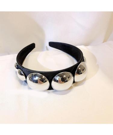 amangul Fashion Exaggerated Headband for Women Wide Headbands with Heart/Decor Teens Girls Sweet Cool Hairhoops(A) - Buy Online on GoSupps.com