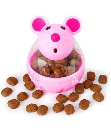 HUOXIG Cat Interactive Toy and Food Dispenser Treat Ball Cat Food Feeder Indoor Outdoor Cat Feeding Toys Transparent Mice Food Tumbler Pet interactive Toy Puzzle Play Toy Kids Toy -2PCS/Set - Buy Online on GoSupps.com