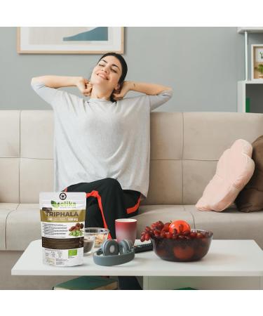 BIO Triphala Elikafoods ORGANIC 240 tablets of 500 mg Cleanses and detoxifies the colon Against constipation. Natural vegan and gluten free. Easy to take. Direct from the Himalayas - Buy Online on GoSupps.com