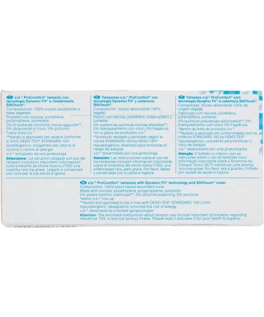 O.B. ProComfort Normal Tampons 16 Pack - 16 Units - 50g - 1 Pack - Buy Online on GoSupps.com
