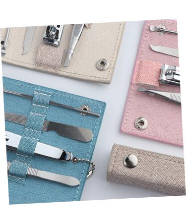 Buy Healvian Professional Nail Clippers - 15 Pcs Portable Nail Tool Set with Ear Spoon - Travel-Friendly Pink Nail Tools - Buy Online on GoSupps.com