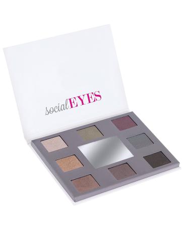 Coastal Scents SocialEYES Eye Shadow Palette (PL-044) - Vibrant Long-Lasting Colors for Stunning Eye Looks - Shop Internationally - Buy Online on GoSupps.com