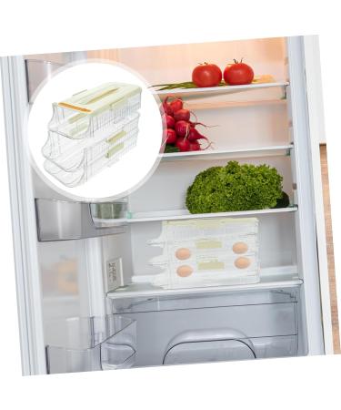 Mikikit Egg Holder Egg Refrigerator Organizers and Storage Double Row Tray Egg Container - Buy Online on GoSupps.com