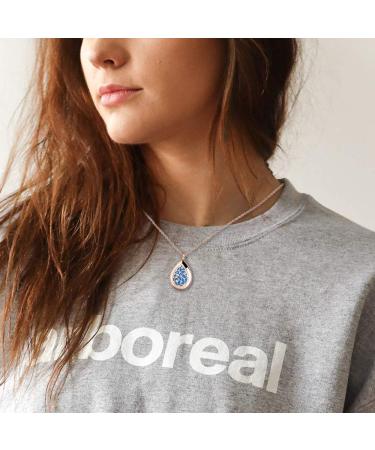 Rose Gold Aromatherapy Essential Oil Diffuser Necklace - Stainless Steel Pendant Locket for Women & Moms - Perfect Gift Jewelry - Buy Online on GoSupps.com