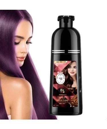 Tuxxjzm Hair color shampoo color shampoo hair dye natural hair color shampoo longlasting shampoo for hair care without bleach shiny and supple lilac 1 piece 1er Pack - Buy Online on GoSupps.com