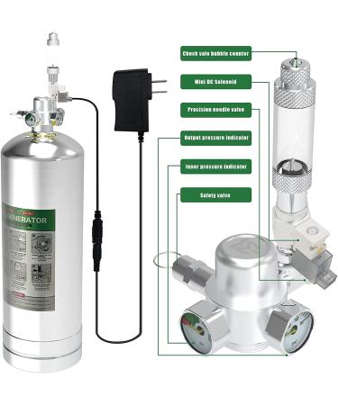 MagTool 2.5-4L CO2 Generator System Aquarium Reactor Kit | Regulator, Needle Valve, Solenoid Included - Buy Online on GoSupps.com