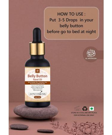 Belly Button Oil (Nabhi Oil) - Nourishing Coconut Sarsu & Olive Oil - 30ml | Premium eCommerce Shipping Internationally - Buy Online on GoSupps.com