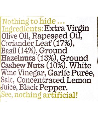 Zest Coriander and Basil Pesto 165 g - Buy Online on GoSupps.com