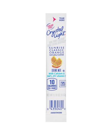 Crystal Light Sugar-Free Orange On-The-Go Powdered Drink Mix - 120 Count - Buy Online on GoSupps.com