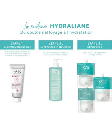 SVR - Rich Hydraliane Face Cream - Intense Hydration - Glycerin Cream + Hyaluronic Acid - For Sensitive Dry Dehydrated Skin - 100% Natural Ingredients - Anti-Waste Pack - 50 ml - Buy Online on GoSupps.com