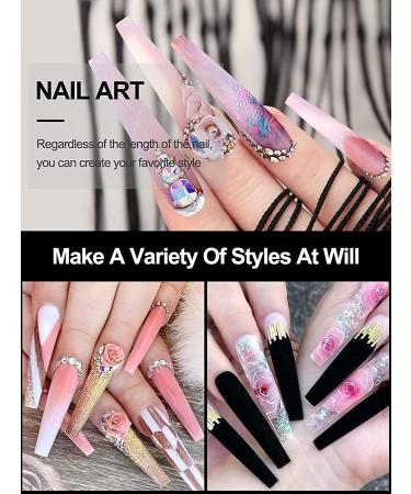 EBANKU 120pcs Dual Nail Forms - Diamond-Shape Gel Nail Mold for Acrylic False Nails - Manicure Tools for Gel Nail Extension - Buy Online on GoSupps.com