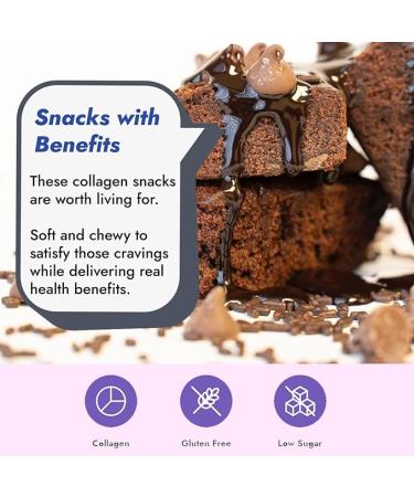 321glo Collagen Protein Brownie | Gluten Free  Low Sugar | Keto Snack 16g Protein  6g Collagen | 12 Pack (Chocolate Fudge) - Buy Online on GoSupps.com