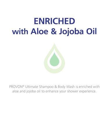 PROVON Ultimate Herbal Shampoo & Body Wash - 2-in-1 Luxury Squeeze Bottle (Pack of 48) - 8 fl oz | International Shipping Available - Buy Online on GoSupps.com