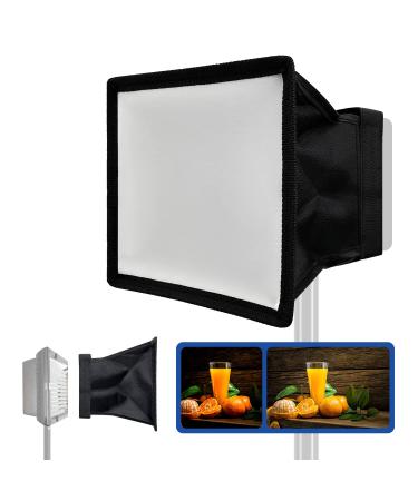 Julius Studio 6" x 6.7" (15x17cm) Collapsible Light Diffuser, Mini Softbox for Camera Photo Video LED Light Panel, JSAG158