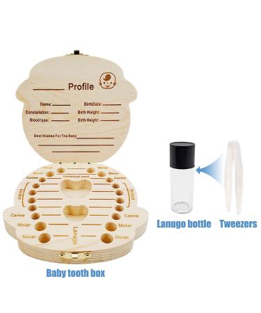 Baby Tooth Fairy Box Keepsake for Boys | Tooth Holder 3 Piece Set | Perfect Baby Shower & Birthday Gift - Buy Online on GoSupps.com