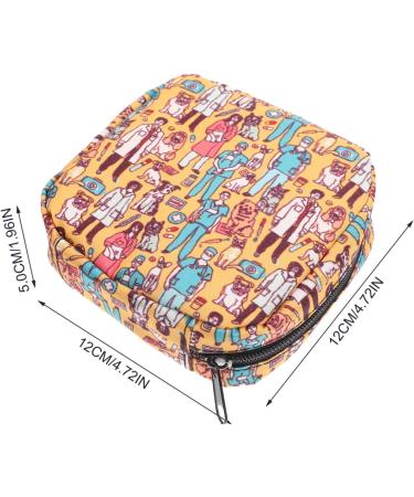 Healifty Aunt's Towel Storage Bag - 3pcs Travel Toiletry Organizer Pouches for Napkin, Menstrual Pads, and Period Wallet - Buy Online on GoSupps.com