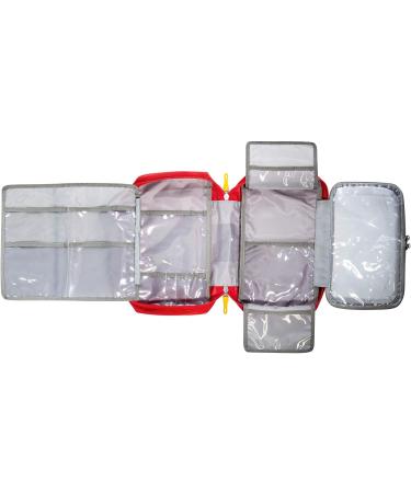 Tatonka First Aid M Bag - Empty First Aid Kit with Divided Compartment & Belt Loop - Red - 26x13.5x8 cm - Buy Online on GoSupps.com