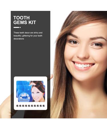 Minkissy Tooth Jewelry - Stylish Dental Accessories & Tooth Decorations (4 Packs) - White Gem & Acrylic Ornaments - Buy Online on GoSupps.com