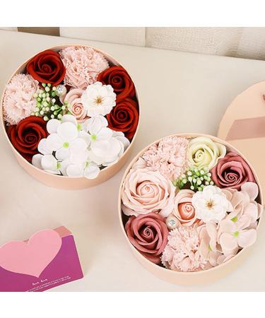 Buy Soap Rose Flower Gift Box - Floral Scented Bath Soap for Birthdays Weddings & Valentine's Day - Buy Online on GoSupps.com