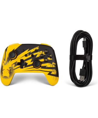PowerA Enhanced Wired Controller for Nintendo Switch - Pok mon: Pikachu Lightning Lightning Pikachu - Buy Online on GoSupps.com