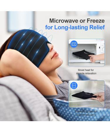 Migraine Ice Head Wrap Gel - Headache Relief Cap for Tension, Puffy Eyes & Muscle Pain - Buy Online on GoSupps.com