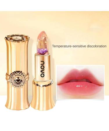 Novo Color-Changing Flower Lip Balm - Hydrating Moisturizing Lip Balm with Temperature-Sensitive Tint Non-Stick Smudge-Proof Natural Glow for All Skin Tones Gift-Ready Blue Rose (3.3g) - Buy Online on GoSupps.com