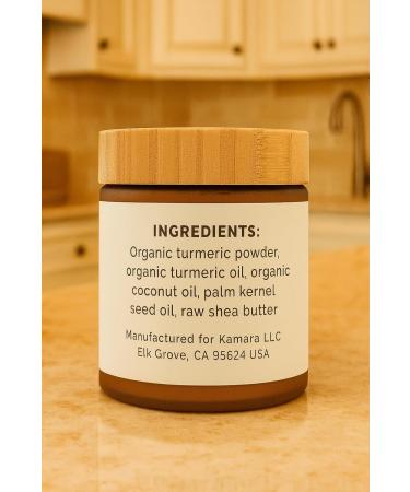 PureBalm Natural Body Butter with Turmeric - Deep moisture for Dry Skin - Shea Butter Coconut Oil & Palm Kernel Seed Oil - 8oz - Buy Online on GoSupps.com