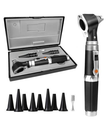 Scian otoscope with light ear infections detector and bag ear scope contains hard plastic case suitable for children adults doctors pets available in several colors (black) - Buy Online on GoSupps.com