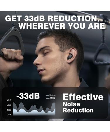 Buy Ear Plugs for Sleeping - NRR33dB Noise Cancelling Soft Silicone Reusable & Washable - 2 Pairs for Side Sleepers - Perfect for Travel & Snoring - Buy Online on GoSupps.com