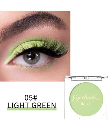 Erinde Single Green Eyeshadow Palette - Nude Tones Waterproof High Pigment Long-Lasting Makeup - Buy Online on GoSupps.com