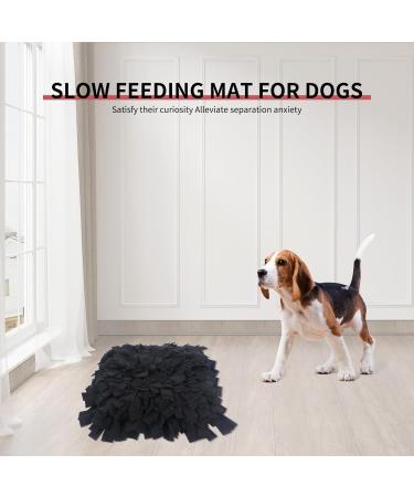 Ieuumler Sniffing Carpet for Dog Smell Training - 45x45cm Black | Pet Feeding & Training Mat for Dogs & Cats - Buy Online on GoSupps.com