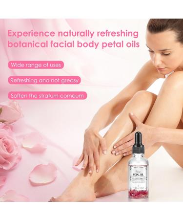 AUSLKA Facial Rose Oil Moisturizing without Greasiness Natural Rose Essential Oil with Petal Fragrance for Face Body Hand Contains Vitamin E Anti Ageing & Anti Wrinkle for Skin Care 1 FL.OZ (30ml) - Buy Online on GoSupps.com