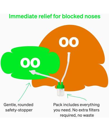 Love Noobs Baby Nasal Aspirator - Nose Sucker & Booger Remover | Infant Mucus Suction & Nose Cleaning Essentials - Buy Online on GoSupps.com