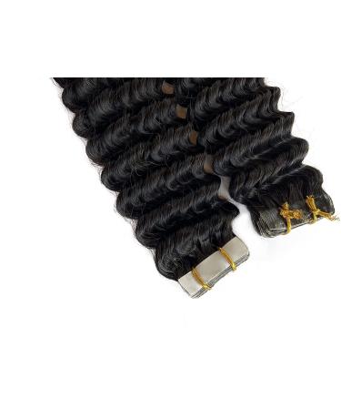 Kinky Curly Tape in Hair Extensions for Black Women - 16 Inch 50G/Pack - Buy Online on GoSupps.com