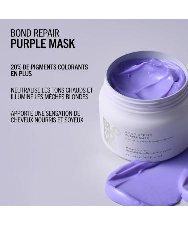 Schwarzkopf Professional BLONDME Bond Repair Purple Mask Masque Capillaire Neutraliser Sous Tons Jaunes Cheveux Color s claircis D color s Profond ment Nourrissant Et Renfor ant 200 ml - Buy Online on GoSupps.com