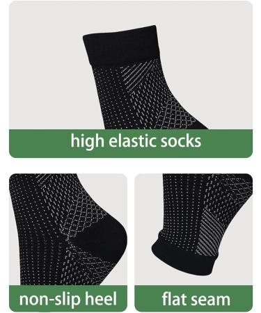 Soothe Socks for Neuropathy Pain | Ankle Compression Foot Cover for Outdoor Sports | XX-Large White - Buy Online on GoSupps.com
