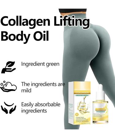 Gerrit Collagen Lifting Body Oil Anti Aging Collagen Serum Body Oil Nourishing and firming bust and buttocks Collagen Oil For Skin Tightening Reduces Fine Lines and Wrinkles - Buy Online on GoSupps.com