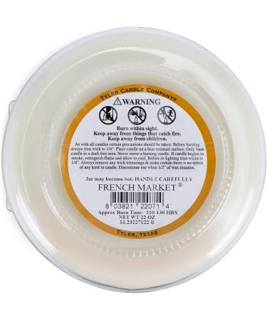 Buy Tyler Creamy White 2-Wick Aromatherapy Scented Jar Candle 11oz - Pack of 2 - French Market | International Shipping Available - Buy Online on GoSupps.com