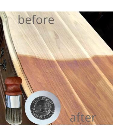 Furniture Salve for Leather - Leather Salve with Brush Long-Lasting Leather Care Kit Salve for Leather Furniture Leather Conditioner Protector for Furniture Sofas Car Seats Shoes - Buy Online on GoSupps.com