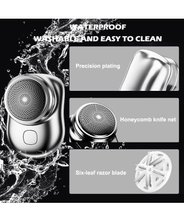 Mini Portable Electric Shaver for Men - Rechargeable and Easy One-Button Use - Ideal for Home, Car, and Travel - Buy Online on GoSupps.com