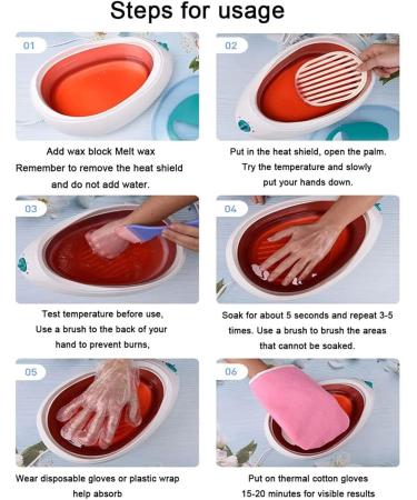 X&Z-XAOY Paraffin Wax Machine 2.5L Wax Warmer for Hands and Feet with Eco-Friendly Heat Insulation Soothes and Moisturizes Dry Skin - Buy Online on GoSupps.com